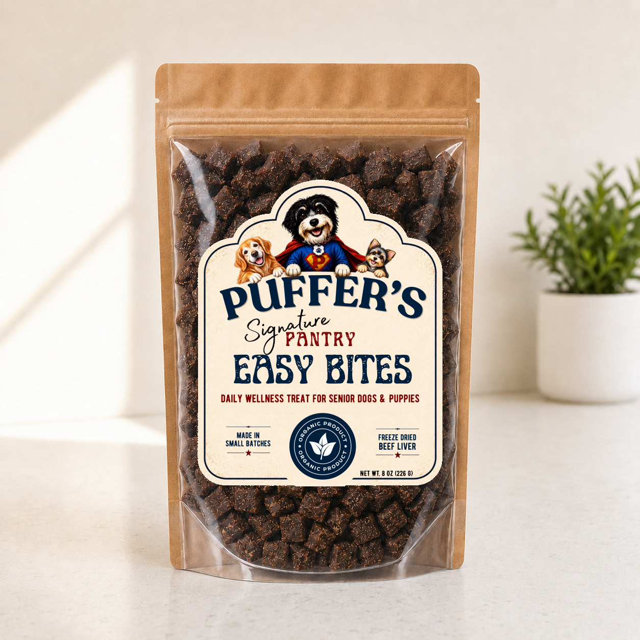 Puffer's Easy Bites - Beef Puffer's Signature / Daily Wellness · 8 oz