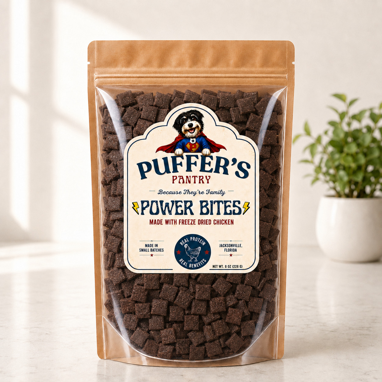 Power Bites - Chicken Puffer's Signature / Daily Wellness · 8 oz